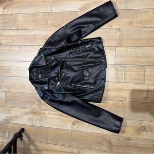 Zara Black Leather Jacket